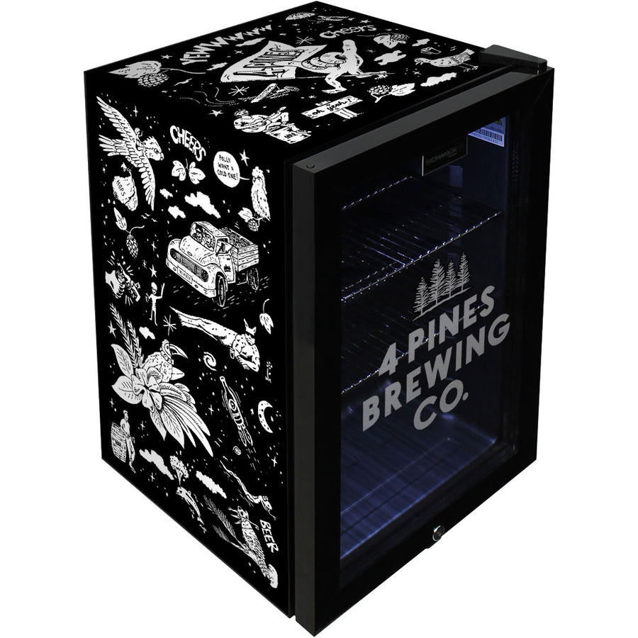 4 Pines Bar Fridge 70L