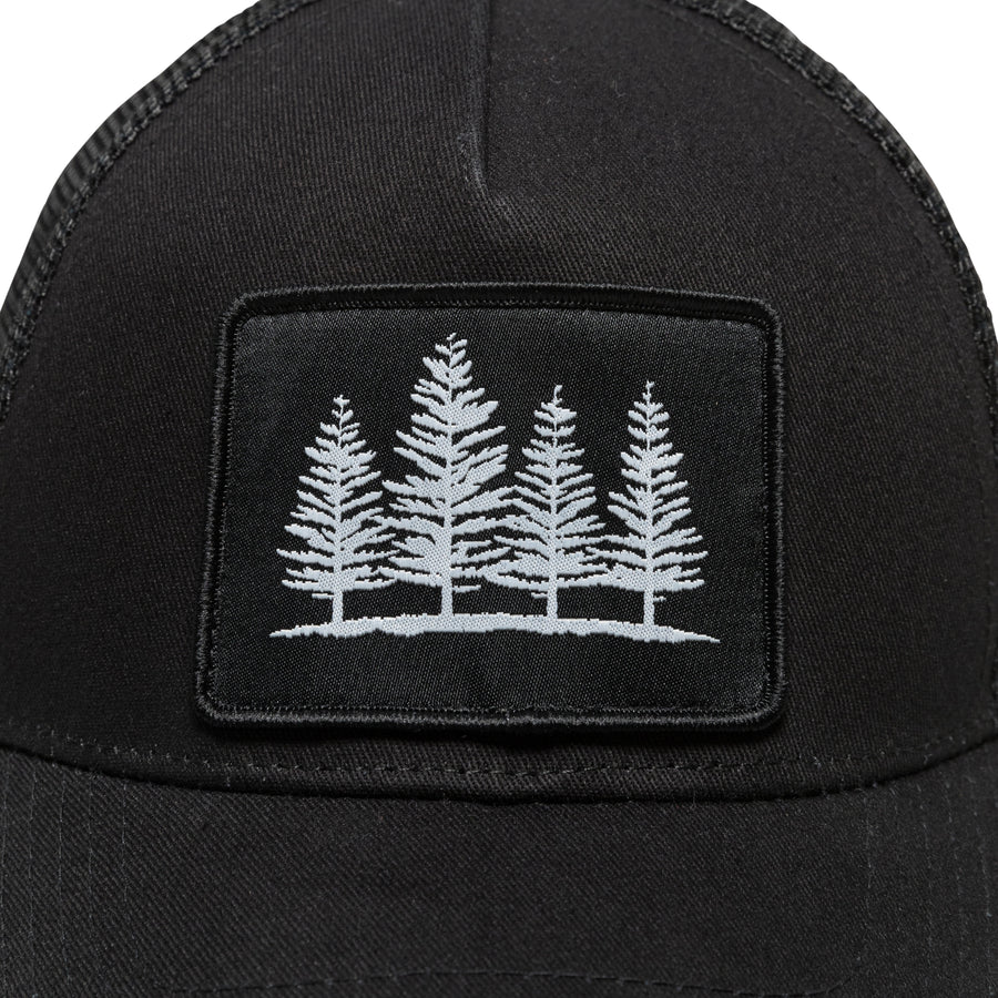 4 Pines Trucker Cap Black