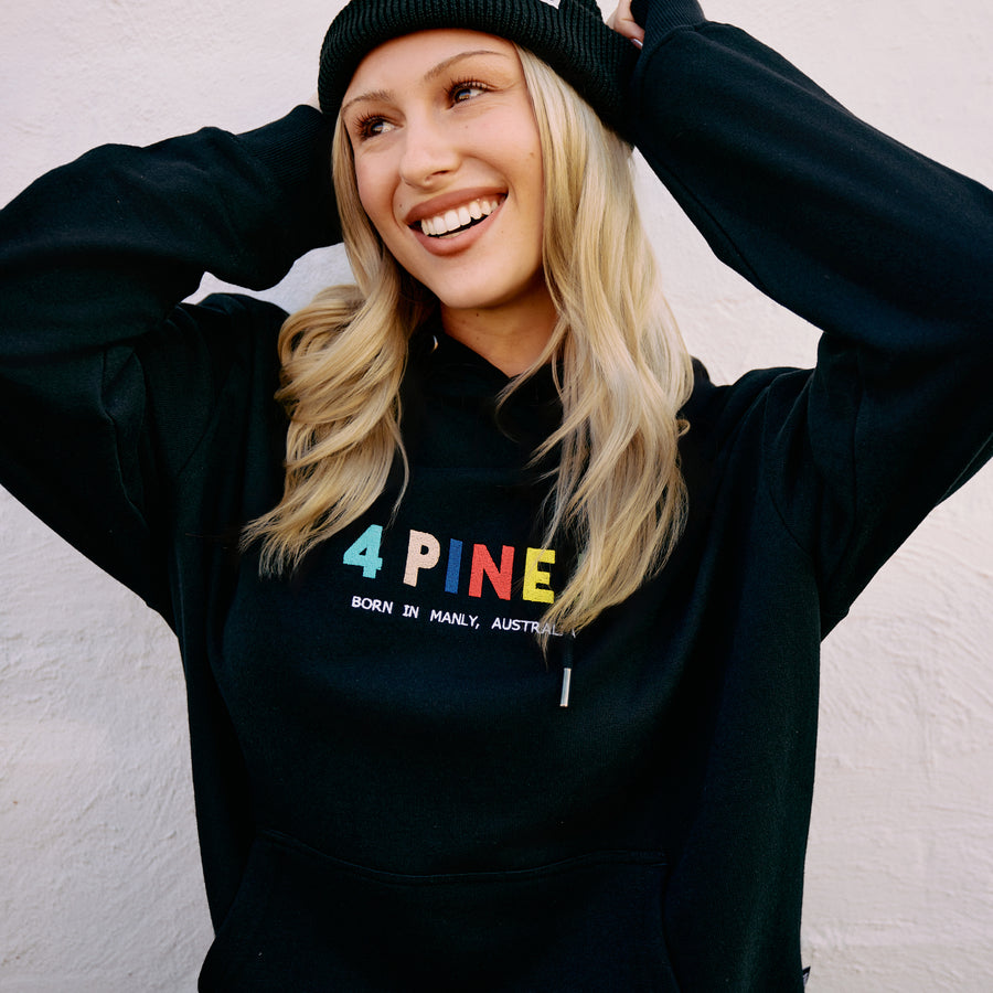 4 Pines Core Beanie Black