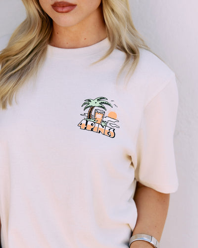 4 Pines Galah Tee Oat