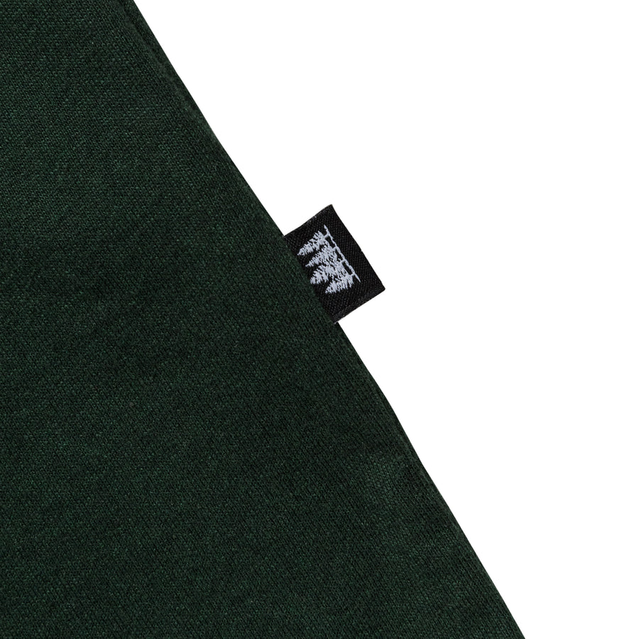 4 Pines Core Stacked Logo Tee Forest