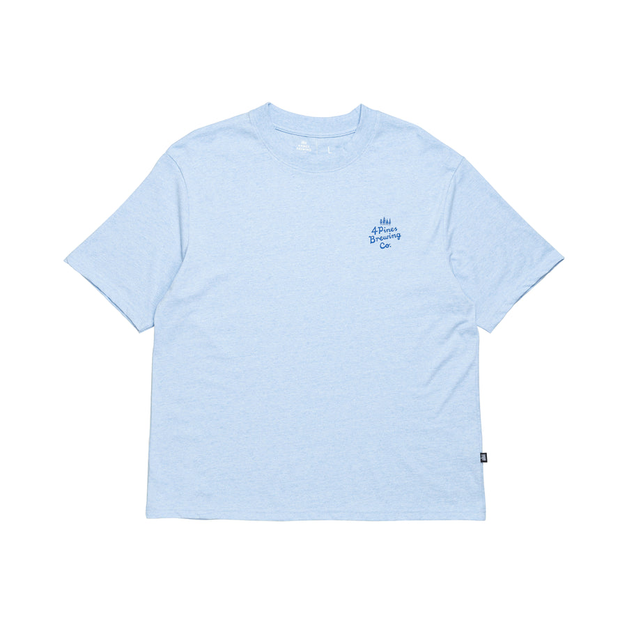 4 Pines High Tide Tee Powder Blue