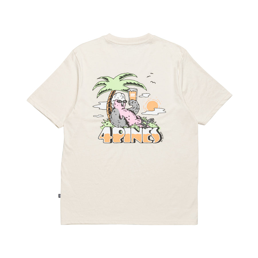 4 Pines Galah Tee Oat