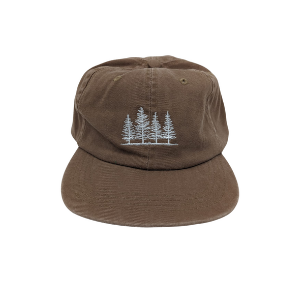 4 Pines Brown Panel Hat