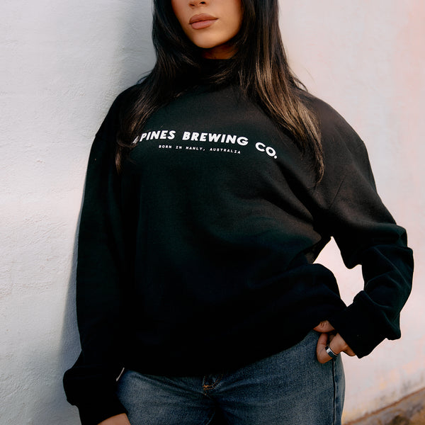 4 Pines Crewneck Black