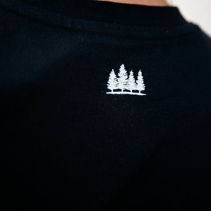 4 Pines Core Logo F&B Tee Black