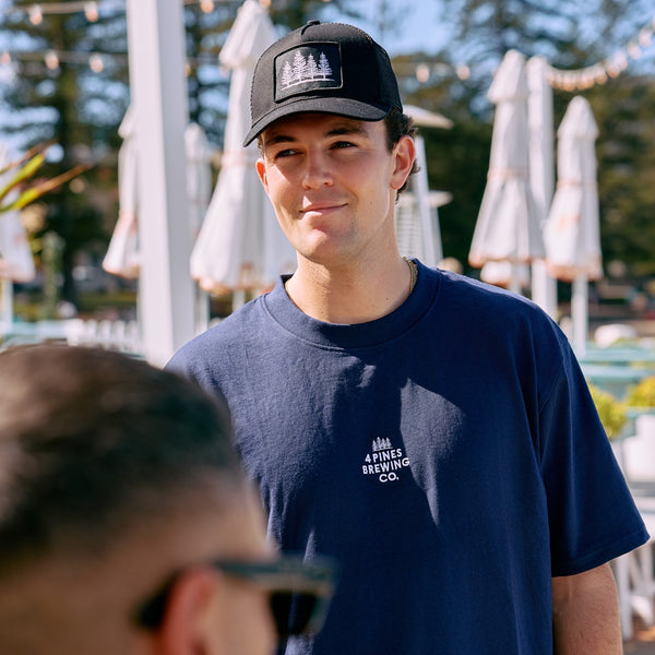 4 Pines Trucker Cap Black