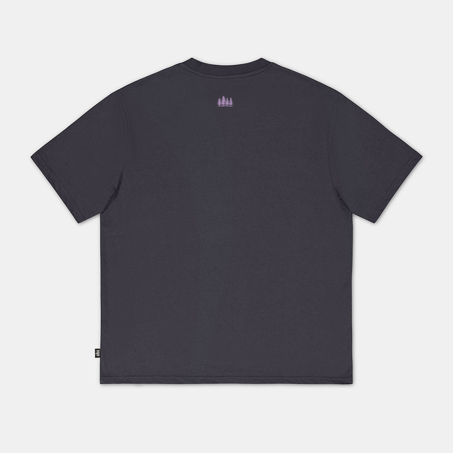 4 Pines Happy Meadow Tee Charcoal