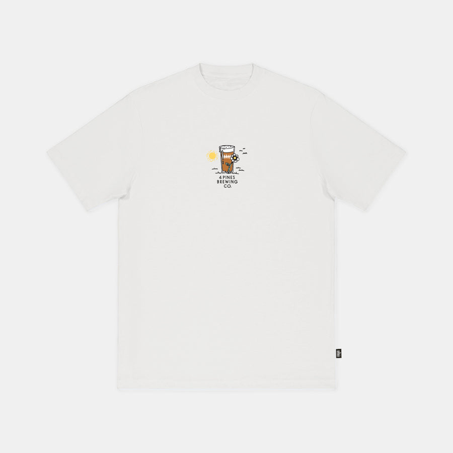 4 Pines Daisy Pint Tee White