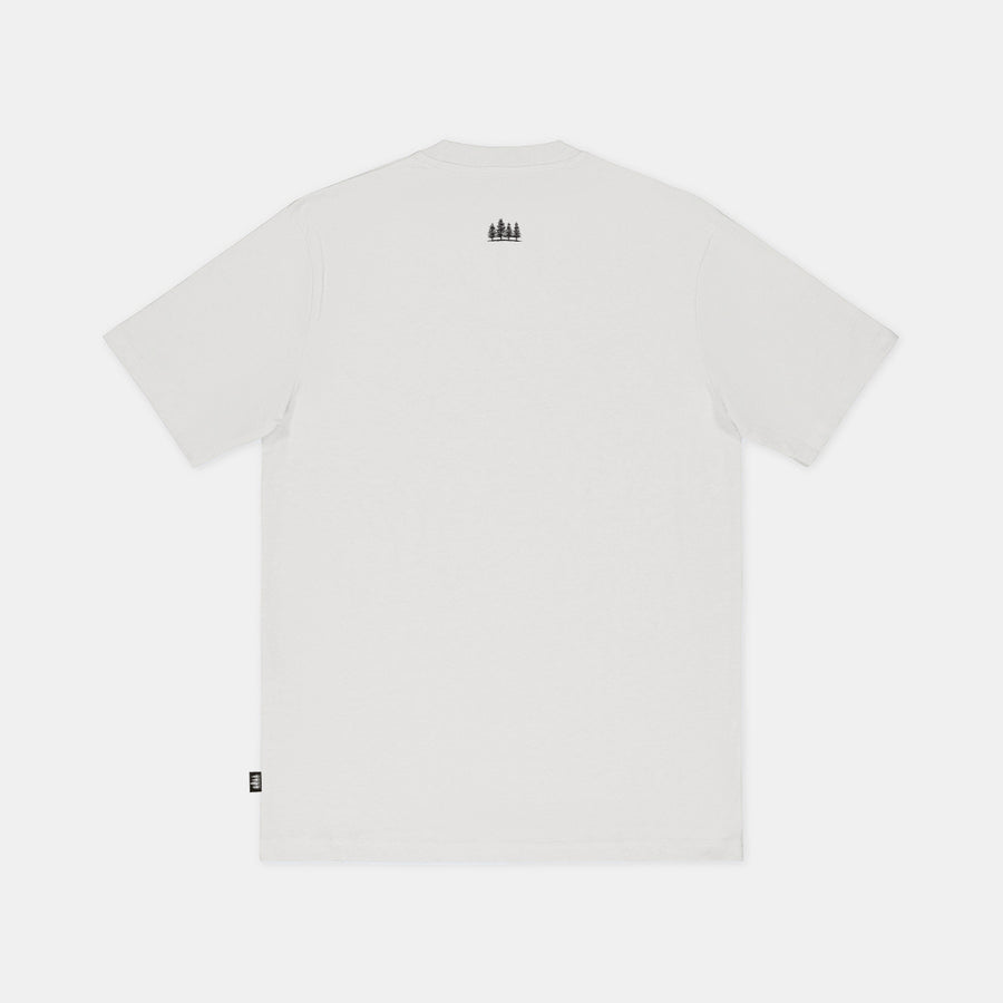 4 Pines Core Logo F&B Tee White