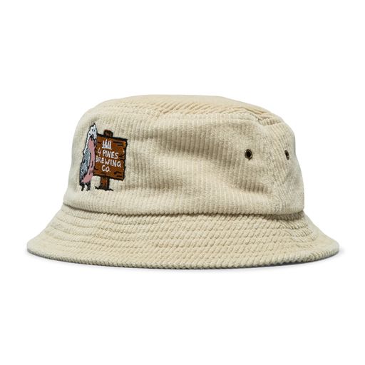 4 Pines Cream Cord Galah Bucket Hat